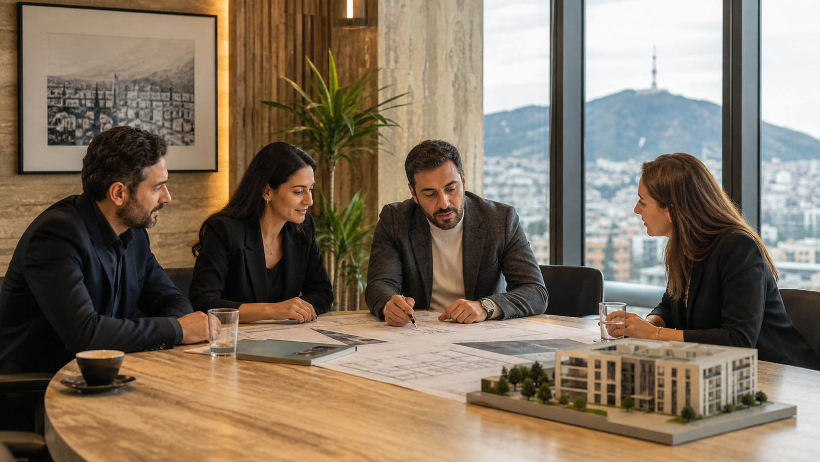 Professional Aurevon career conversation and interview setting.