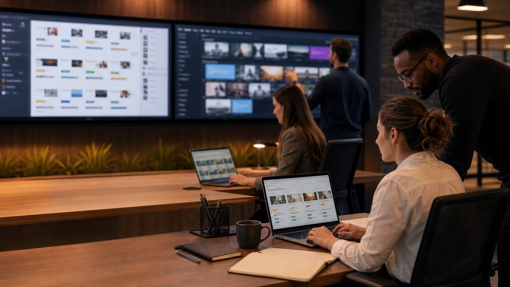 Aurevon digital operations dashboard for workflows, approvals, and performance tracking.