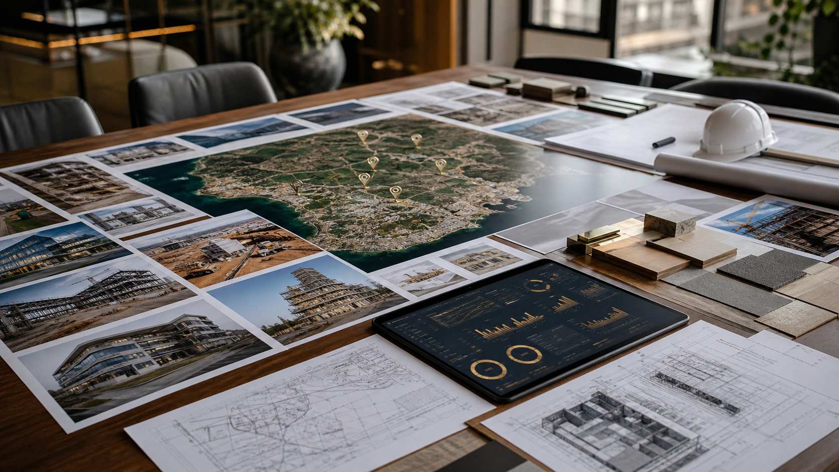Aurevon projects portfolio connected to the five centres of excellence.